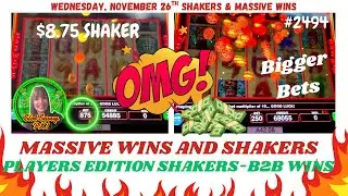 MASSIVE WINS❤️🏆💰💚 & SHAKERS on HIGH BETS on PLAYERS EDITION, #playerseditionunleashed ,#slots ,#fyp