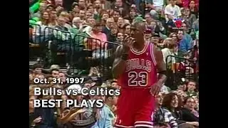Oct 31, 1997 Bulls vs Celtics highlights