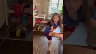 Папа хочет сделать Нидзю😂#дети #viral #challenge #игра #mmakids