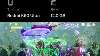 Xiaomi Redmi K60 Ultra Dimensity 9200+ Test game Genshin impact max setting