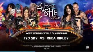 WWE 2K25 - Iyo Sky vs Rhea Ripley - Women's World Championship - Universe Mode