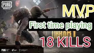 ME PLAYING FIRST TIME /PUBG MOBILE LIBRARY MODE/VICTORY/MVP/18 KILLS