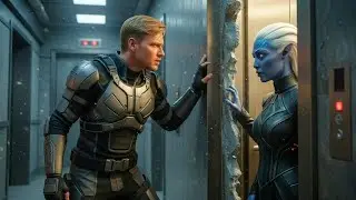 Human Pulls Alien Girl From a Broken Elevator, but Human Finds the Lift Recorded Only Him