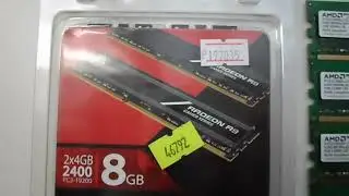 Unboxing оперативной памяти 10xDDR2 2GB  4xDDR3 4GB