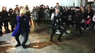 JHKTV]홍대케이팝댄스 디오비몸매 몸매 hong dae street dance team DOB mom me mom me