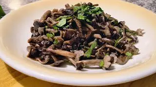 Funghi pioppini trifolati - Funghi trifolati in padella - Raccolta di funghi  - Come pulire i funghi