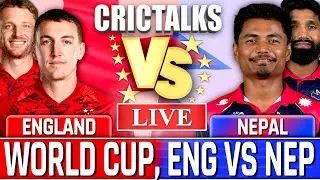 🔴 Live: World Cup, ENG vs NEP, Last 15 Overs, Cricket Live Match Today Scores & Commentary