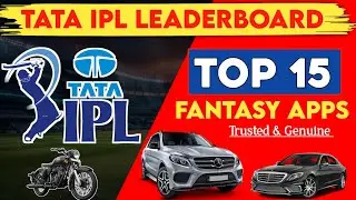 TATA IPL LEADERBOARD TOP 15 Fantasy Apps  || Biggest Leaderboard TATA IPL 2025