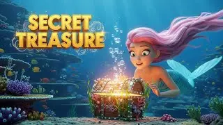Luna Finds Hidden Treasure! | A Mermaid Princess Story for Kids