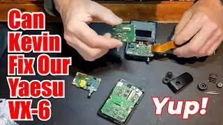 Замена переключателя громкости и ленты Yaesu VX-6