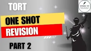 Law of Torts for Law Entrance Exams. One Shot Revision (Part-2) || #entranceyug