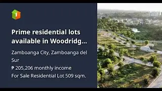Prime residential lots available in Woodridge Garden Village, Zamboanga City