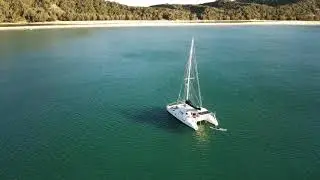 Sailing Queensland - Lovely Anchorage at Double Island Point - by The Sailing Goldsmiths