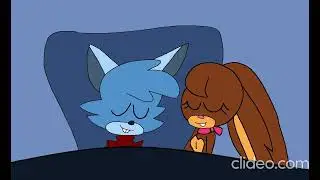 Chester the Squirrel and Caramel Sleeping in Their Bed (Gift For @MultiFandomFanGirl1999)