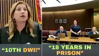 Judge Sentences Woman on 10th DWI to 18 Years | Katherine Welch Court Hearing