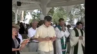 Bishop Cunningham at St  Anne's Shrine  June, 2005