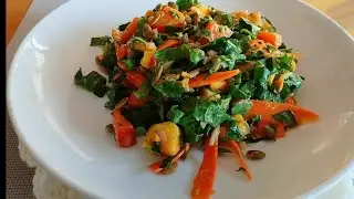 The Most Refreshing Spinach, Carrot & Kale Salad | Easy Healthy Recipe that will restore your Health