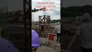 Dynamic pile load test ASTM D4945-00