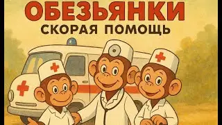 Monkeys &ndash; Ambulance! | Classic Soviet Cartoon for Kids
