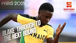 Paris 2024 | Jamaica's Ackeem Blake 2nd in Men's 100m heat 4, Wanya McCoy 5th | SportsMax
