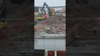 Foundations in place. #uk #buildingconstruction #houses #workers #march #friday #work #estate #cold
