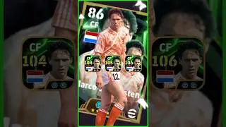 Marco van Basten Max Ratings eFootball 2025 #short #efootball