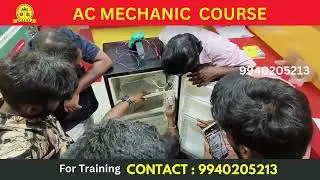 Single Door Fridge Repair | No Cooling | Gas Charging Explained | AC Mechanic Course Training