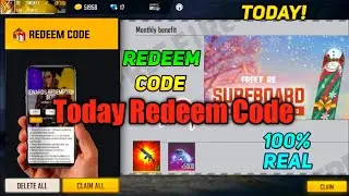 FF REDEEM CODE TODAY | FREE FIRE REDEEM CODE TODAY | 22 DECEMBER REDEEM CODE FREE FIRE | REDEEM CODE