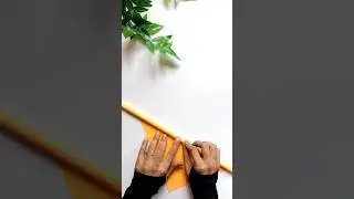 😱 Paper flute | Krishna flute #shorts #janmasthmi