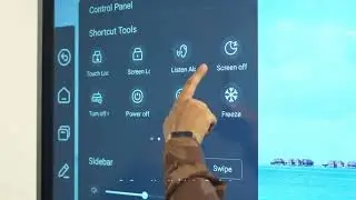 Interactive panel for education institutions 