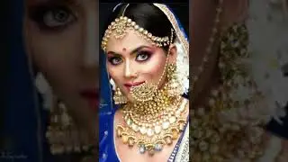 Heavy bridal barat makeup look & jewelry goals ✨