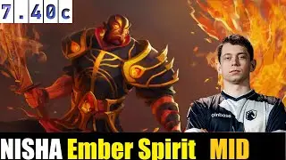 🤯 NISHA [Ember Spirit] MID 7.40c - DOTA 2 HIGHEST MMR MATCH#dota2   #dota2gameplay   #nisha
