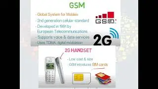 Module 5 - Cellular Standards Evolution and GSM Architecture - Part 1