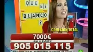 Raquel Gomez (GH10) en Call TV - Que es blanco.avi
