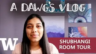 A Dawg's Vlog // Shubhangi | Alder Hall Room Tour