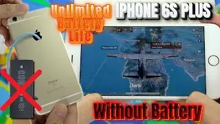 iPhone 6s Plus test game PUBG without Battery : Unlimited Battery Life