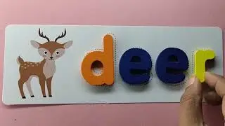 D for Deer 🦌 | F for Fish 🐟 | G for Goat 🐐 | H for Hat 🎩 | Alphabet Learning for Kids #fufiarts