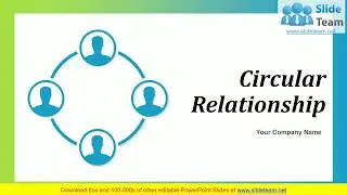 Circular Relationship Multiple Circles Process Connected In Mesh Business Marketing  PowerPoint Pres