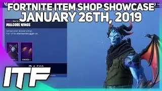 Fortnite Item Shop *NEW* MALCORE SKIN! [January 26th, 2019]