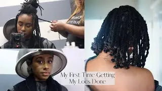MY FIRST TIME GETTING MY LOCS DONE BY A LOCTICIAN| Pretty Hippie