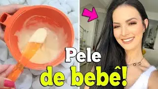 Pele de Bebê em Apenas 5 Minutos! USE ISSO e fique CHOCADA com o Resultado! por Julia Doorman