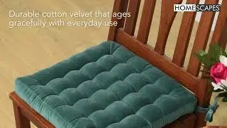 Luxury Velvet Chair Pads