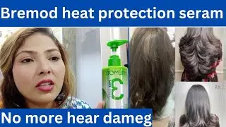 Unlock Luxury Hair Without Damaging It - How to Use Bremod Heat Protection Serum!