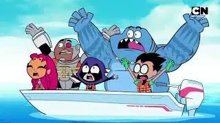 Teen Titans Go Shark Week no Cartoon Network (julho 2025)