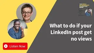 What to do if your Linkedin post gets no views