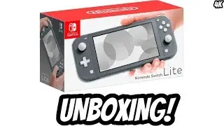 NINTENDO SWITCH LITE (Gray) Unboxing and Review With Commentary