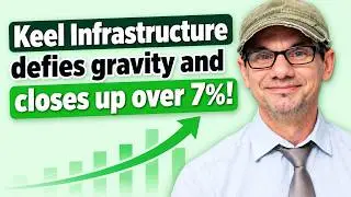 Keel Infrastructure defies a down day in the financial markets and closes up over 7%!