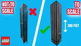 Why I Rebuilt My LEGO City Skyscraper to Real-World Scale