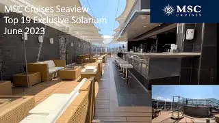 Top 19 Exclusive Solarium | MSC Seaview | June 2023