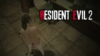 Resident Evil 2 Claire Katz No skirt No Tattoos Nude Mod  # 5